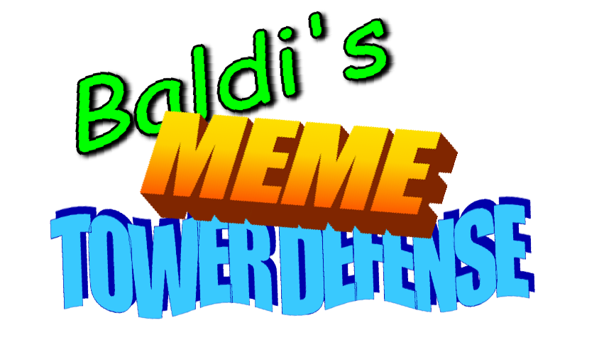 Baldi's Meme Tower Defense Logo